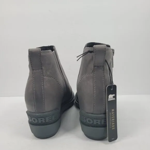Sorel Evie II Zip Women's Gray Ankle Boots NL5025-052 US Size 7 NWB