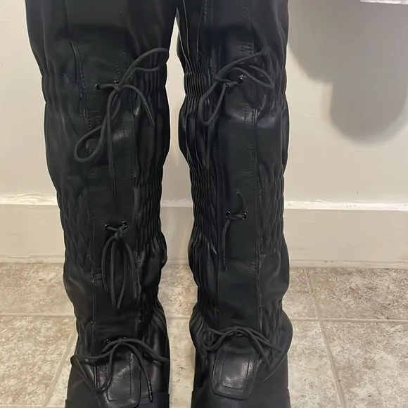 Sorel Firenzy Original Tall Gathered Leather All Winter Weather Boots