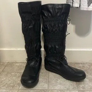 Sorel Firenzy Original Tall Gathered Leather All Winter Weather Boots