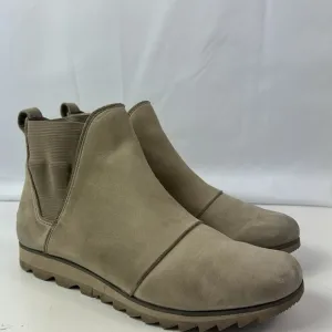 Sorel Harlow Chelsea Ash Suede Leather Women’s Ankle Boots