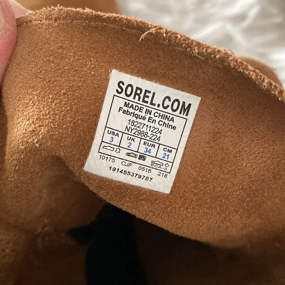 Sorel Joan of arc ll raw leather wedge boots