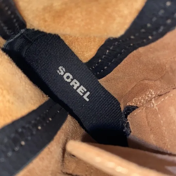 Sorel Joan of arc ll raw leather wedge boots