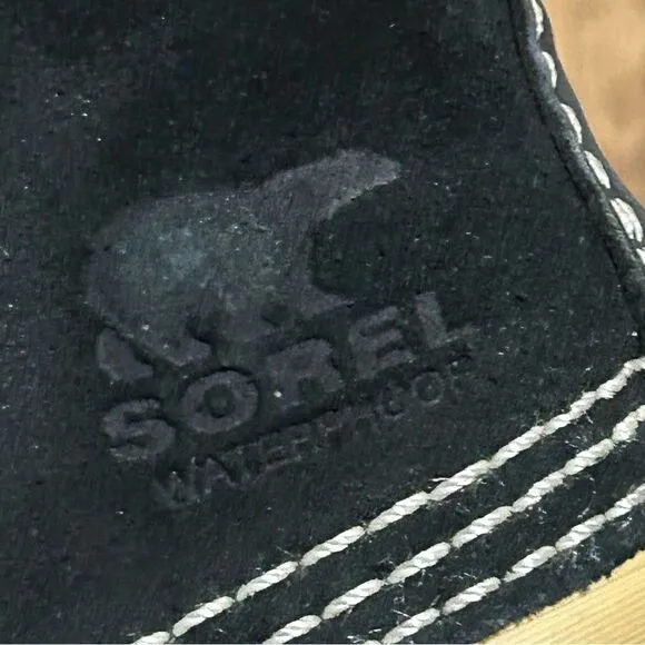 SOREL Joan of Arctic black waterproof snow winter boots shoes women’s 7
