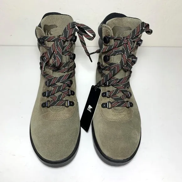 Sorel Joan of Arctic Next Lite Hiker Boots Leather Booties Sage Alpine Tundra