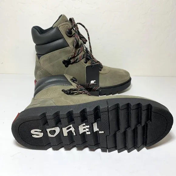 Sorel Joan of Arctic Next Lite Hiker Boots Leather Booties Sage Alpine Tundra