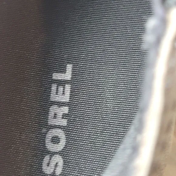 Sorel Lolla Women's Ankle Boots Size 10 Taupe Gray Leather Zip Up NL2267 Bootie