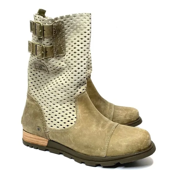 Sorel Major Pull On NL2167 Laser Cut Boots Size 6 M29