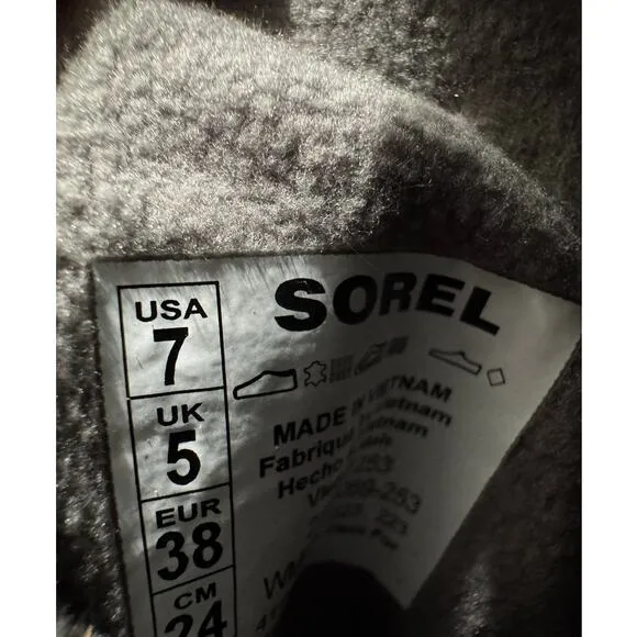 SOREL New $154 Explorer Next Joan Waterproof Tawny Brown Gray Size W 7