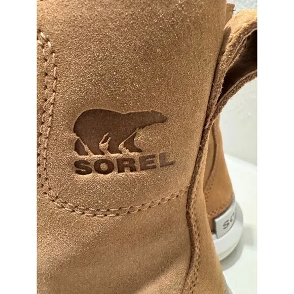 SOREL New $154 Explorer Next Joan Waterproof Tawny Brown Gray Size W 7