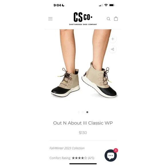 Sorel Out N About III Classic Water Proof Boot Size 9