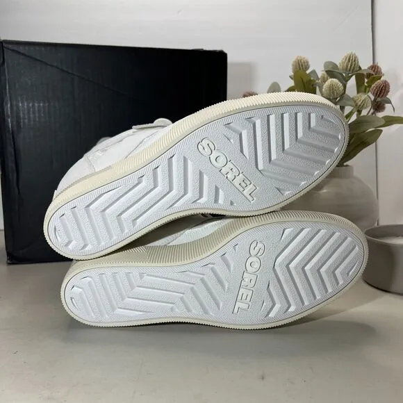 Sorel Out N About Sport Wedge Waterproof Shoes White Sea Salt Women's US 11 NWB