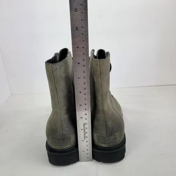 Sorel Phoenix Short Lace Green Waterproof Women's Boot US Size 10.5