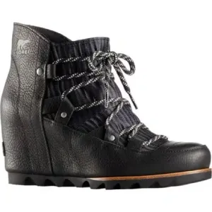 Sorel Sandy Wedge Boot Black size 6.5