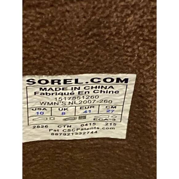 SOREL SLIMPACK Tall 10 Equestrian Riding Boot Brown Waterproof RARE HTF EUC