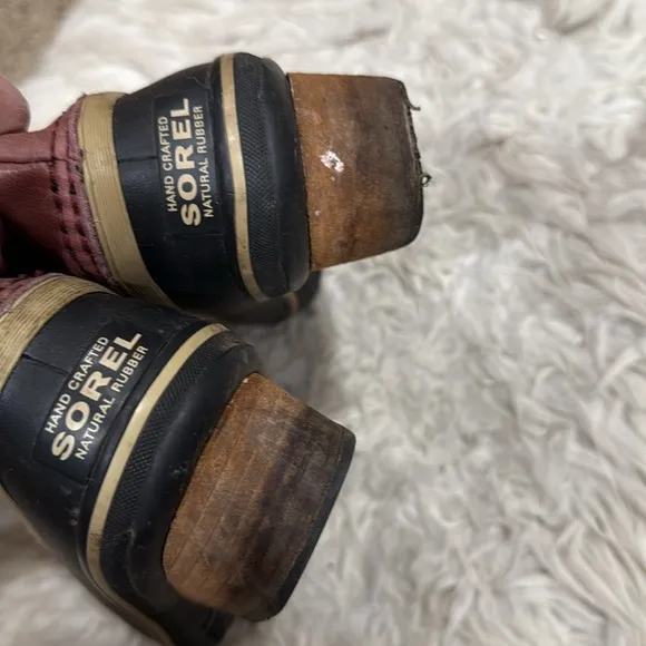 Sorel Slimpack Tall Equestrian Riding Boots Womens Sz 6 Leather Muck Rain Snow