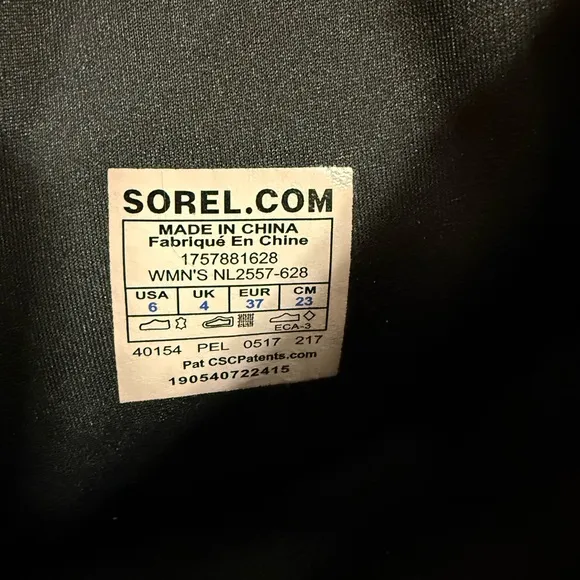 Sorel Slimpack Tall Equestrian Riding Boots Womens Sz 6 Leather Muck Rain Snow