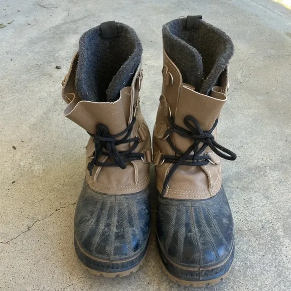 Sorel Steel Shank Lace Up Winter All-Weather Boots, 8/9