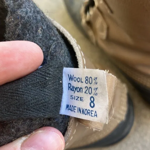 Sorel Steel Shank Lace Up Winter All-Weather Boots, 8/9