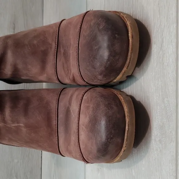 Sorel Women Lea Redwood Waterproof Ankle Wedge Boots shoes sz 10.5