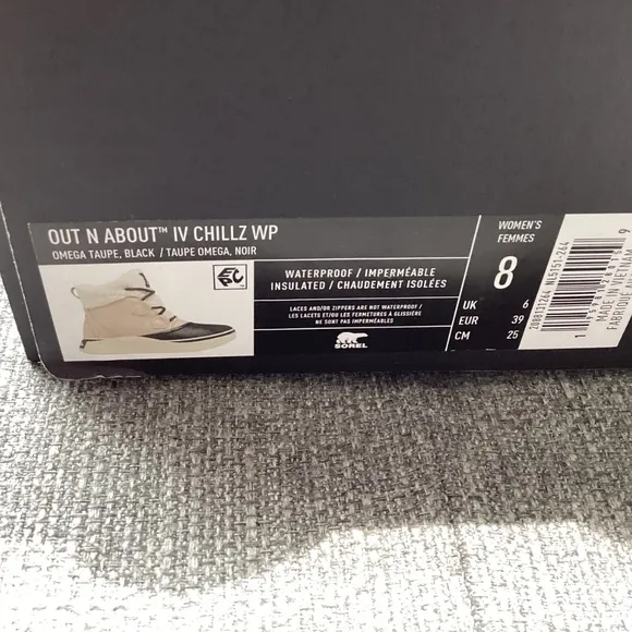 Sorel Women's Out N About IV Chillz Waterproof Booties, size 8