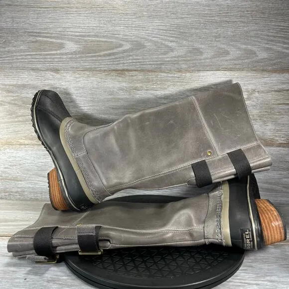 Sorel Women's Slimpack Riding Tall Il Waterproof Boots Size 6.5