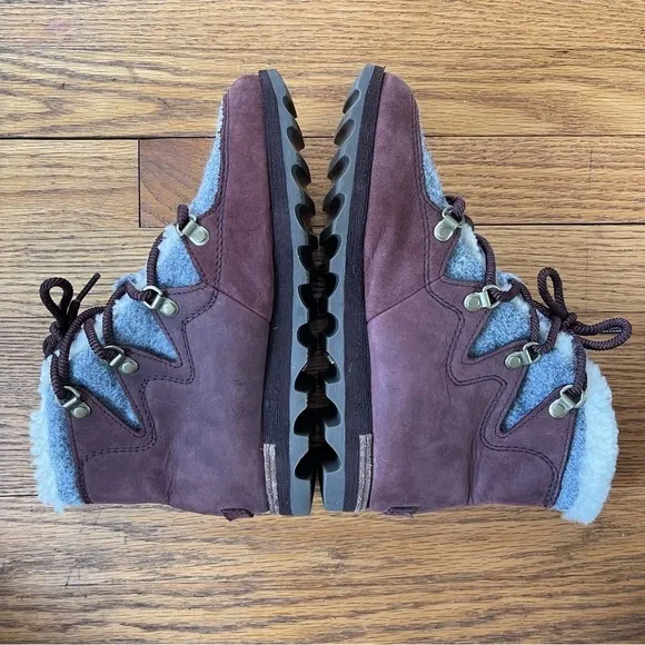 Sorel Womens Sneakchic Shearling Alpine Ankle Boots NL3287-908 Size 7
