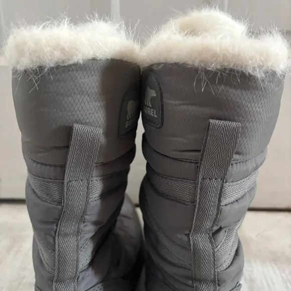 Sorel Women's Whitney Tall Lace Snow Boot Quarry Bright Rose Size 7