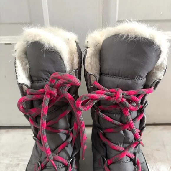 Sorel Women's Whitney Tall Lace Snow Boot Quarry Bright Rose Size 7