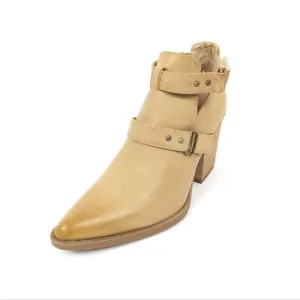 SOUL Naturalizer Light Tan Matcha Ankle Boots Size 6