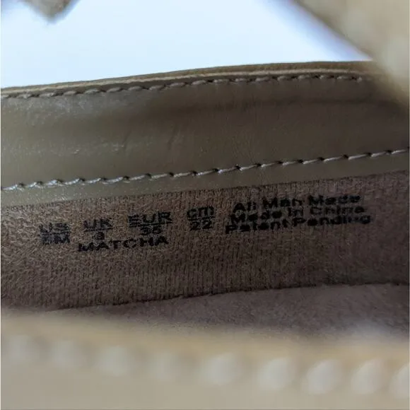 SOUL Naturalizer Light Tan Matcha Ankle Boots Size 6