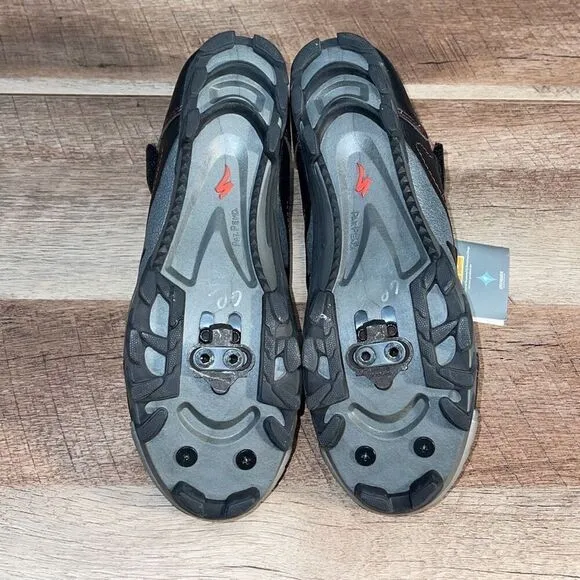 Specialized Mens Body Geometry Adjustable Straps Cycling Shoes Black Size 41 NWT