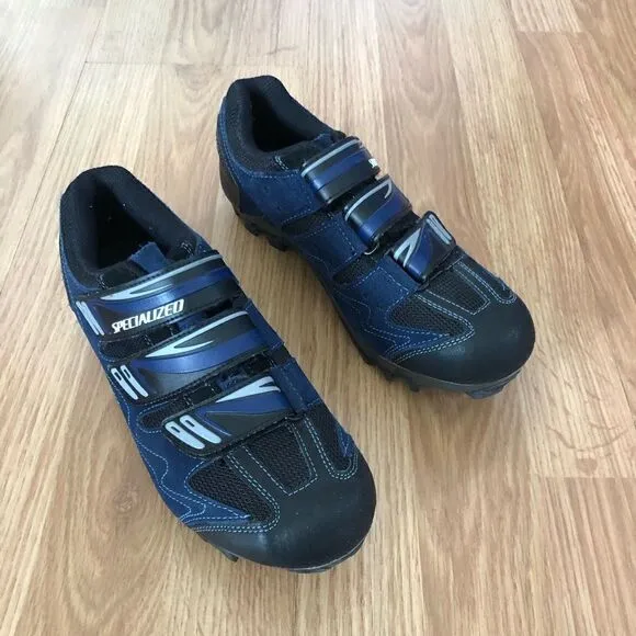 SPECIALIZED Body Geometry Blue/Black Cycling Shoes - 6113-4139