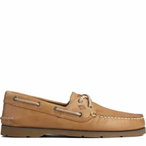 SPERRY MENS LEEWARD 2-EYE BOAT SHOE, SAHARA, 10