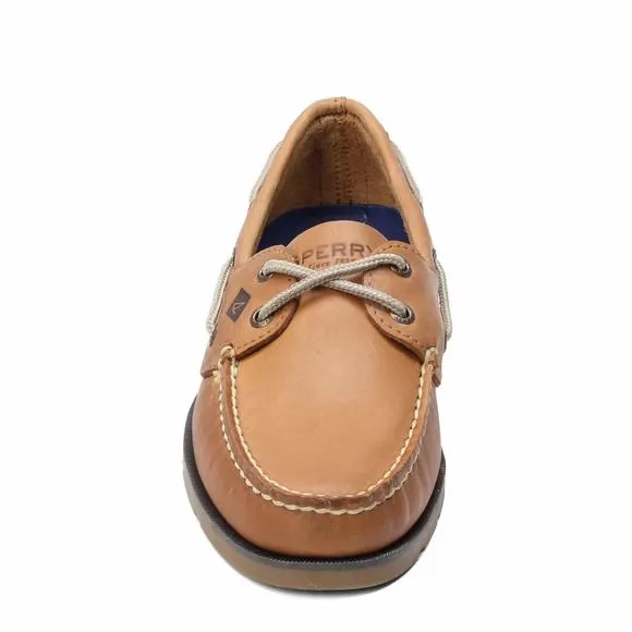 SPERRY MENS LEEWARD 2-EYE BOAT SHOE, SAHARA, 9