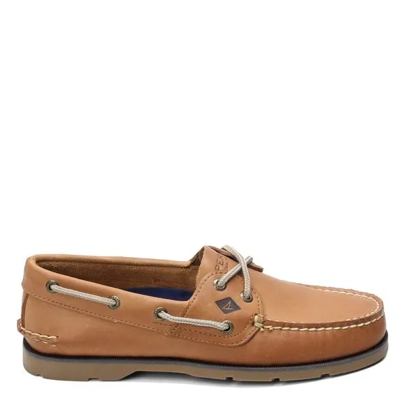 SPERRY MENS LEEWARD 2-EYE BOAT SHOE, SAHARA, 9