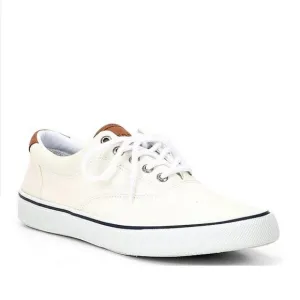 SPERRY Men's White Canvas Lace Up Sneaker Shoes 9 Wide
