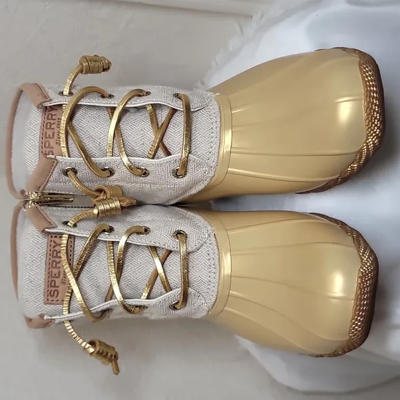Sperry Saltwater Metallic Duck Boots