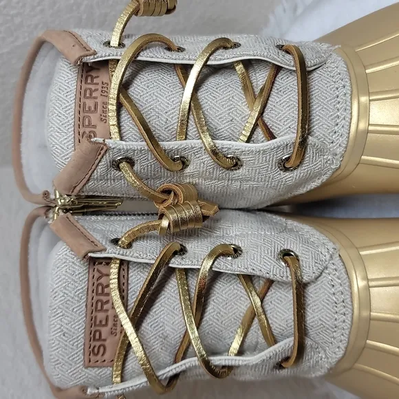 Sperry Saltwater Metallic Duck Boots