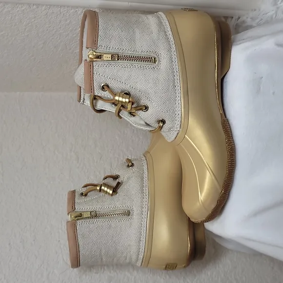 Sperry Saltwater Metallic Duck Boots