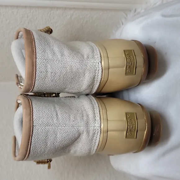 Sperry Saltwater Metallic Duck Boots