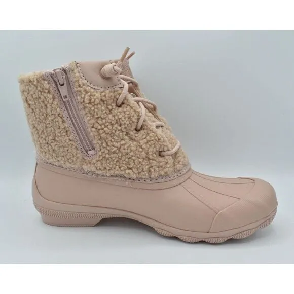 Sperry Top Sider Womens Size 9 Syren Gulf Sherpa Rose All Weather Duck Boots