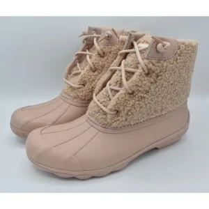 Sperry Top Sider Womens Size 9 Syren Gulf Sherpa Rose All Weather Duck Boots