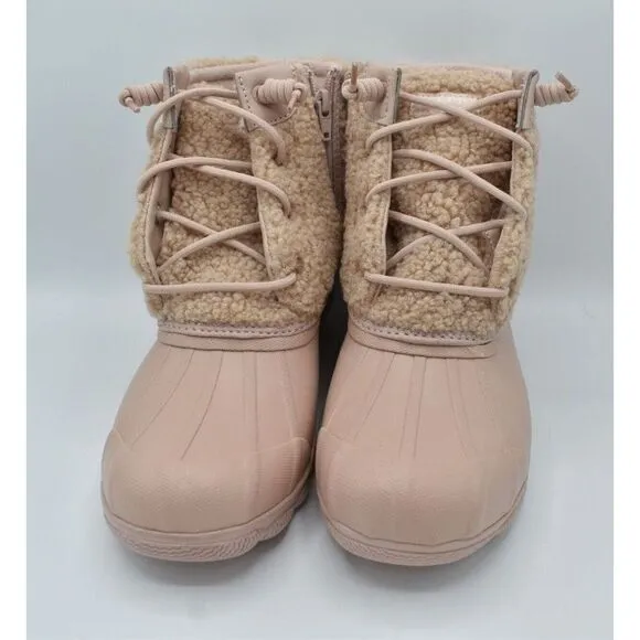 Sperry Top Sider Womens Size 9 Syren Gulf Sherpa Rose All Weather Duck Boots