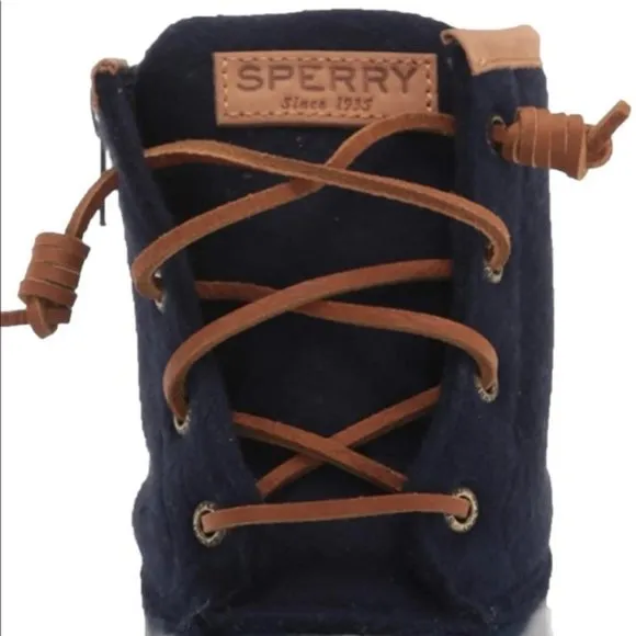 Sperry Women's Saltwater Emboss Wool Boots