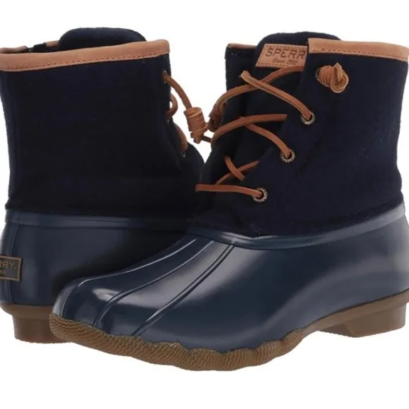 Sperry Women's Saltwater Emboss Wool Boots