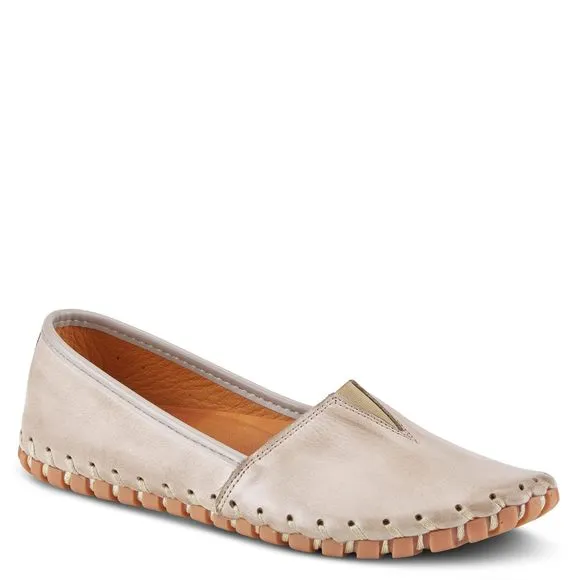 SPRING STEP KATHALETA SHOES FOR WOMEN - LADIES SLIP-ON SHOES WITH RUBBER OU