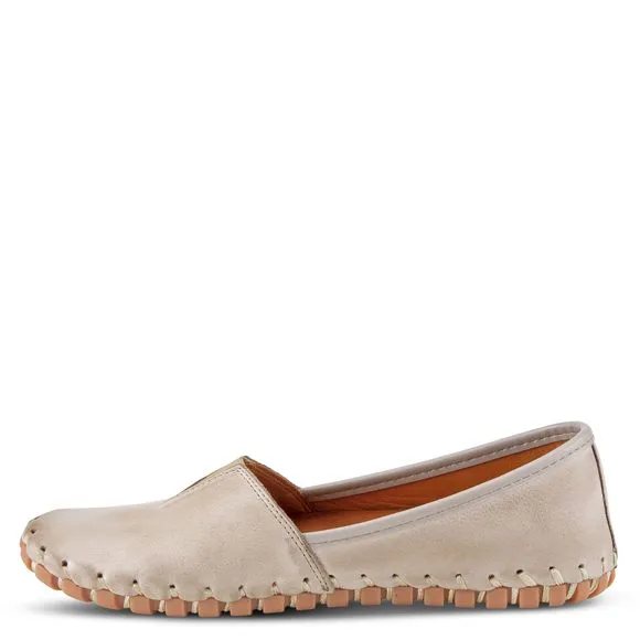 SPRING STEP KATHALETA SHOES FOR WOMEN - LADIES SLIP-ON SHOES WITH RUBBER OU