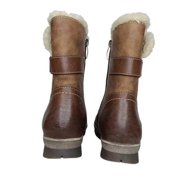 Spring Step Yamma Faux Leather Winter Boots Euro 40 US 9 NWOB