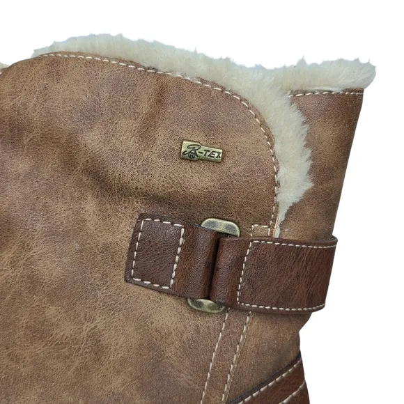 Spring Step Yamma Faux Leather Winter Boots Euro 40 US 9 NWOB