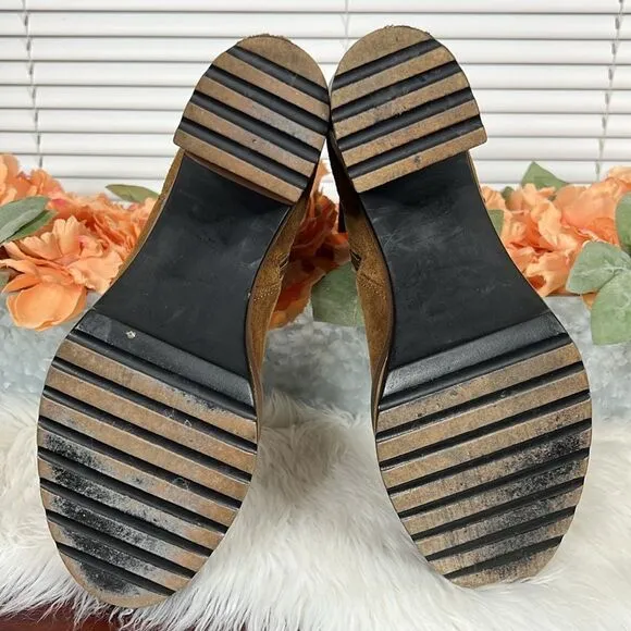 Steve Madden Shaniya Suede Ankle Boots Booties Sz 10